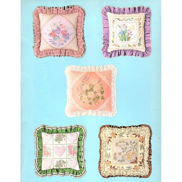 Something Special More Ribbons and Lace Vintage Cross Stitch Pattern Book - Picture 2 of 2